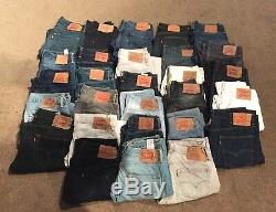 28 X Wholesale Levis 501 Jeans Denim 