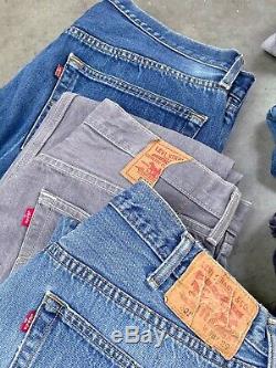 Vintage Wholesale 50 X Levis 501 Jeans Grade A/b Denim Levi Levi&#39;s Job Lot Vtg