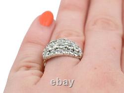 1.72 ct Diamond and 18Carat Yellow Gold, Silver Set Dress Ring Early Victorian