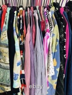 100 x Womens Vintage 80 90s Mixed Blouses/Shirts GRADE A Wholesale Job lot