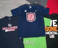 150 pcs Branded T-shirts & Polos Grade B Wholesale Job Lot Bundle