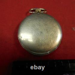 1940s/50s Elgin De Luxe Dress Pocket Watch Grade 542 17j 12s 10K GF Case-WORKS