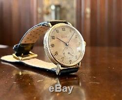 1948 9ct gold Cortebert dress watch, high grade cal 665 movement