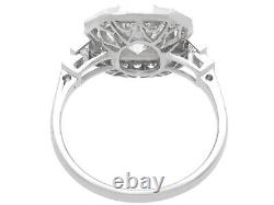 2.58 ct Diamond and Platinum Dress Ring Art Deco Style Contemporary