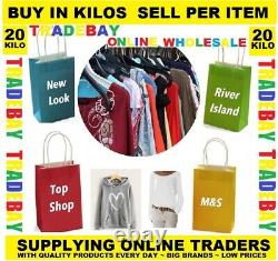 20 Kilo Of Vintage & Modern Ladies Clothes All Grade A Top Brands Low Prices