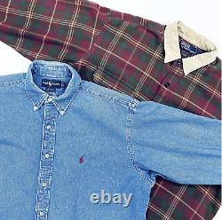 20 X Ralph Lauren Shirts Wholesale MIX Grade A Vintage Job Lot Bulk Vintage