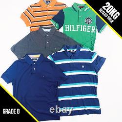 20KG Grade B Vintage Mixed Branded Polo Shirts BULK / WHOLESALE / JOBLOT