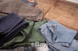 20x Pairs Grade A Wholesale Levis Vintage Worn 501 Denim Jeans Job