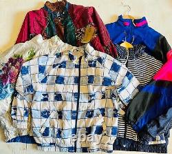 25 x Vintage Shellsuit Sports Tracksuit Jackets Bulk Job Lot Wholesale A GRADE