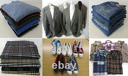 30 Items Grade A Wholesale Vintage Clothes Job Lot, Levi, Converse, Burberry etc