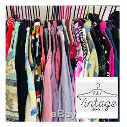 30 Vintage Blouses/shirts Womans Wholesale Loblot Clothing Grade A/B