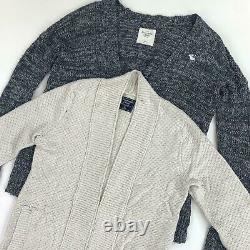 30 x GRADE A ABERCROMBIE & FITCH KNITWEAR WHOLESALE JOB LOTS JUMPERS CARDIGANS