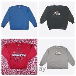 31x Sweatshirt Bundle Branded Vintage Wholesale Grade A/B? Nike Adidas Reebok