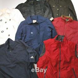 33 x Vintage/Modern Mix Branded Jackets Coats Fleeces Grade A/B Mix