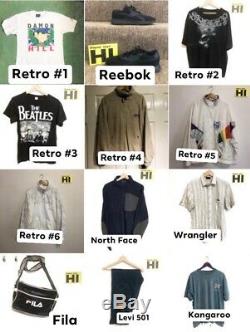 36 Branded And Retro Mens Clothes Grade A/B Wholesale