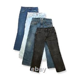 50 x Men's Vintage Wrangler Straight Leg Jeans (Grade A) BULK / WHOLESALE
