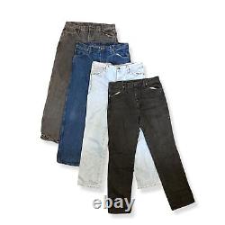 50 x Men's Vintage Wrangler Straight Leg Jeans (Grade B) BULK / WHOLESALE