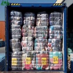 55 KILO USED GRADE A CLOTHES BALES FROM UKs TOP SUPPLIER JUST £1.60 PER KILO