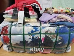 55 Kilo bail of summer grade A clothes packed for export men ladies or kids bale