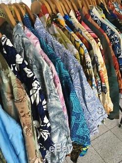 60 vintage Hawaiian Shirts wholesale job lot grade A bulk