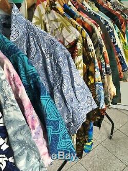 60 vintage Hawaiian Shirts wholesale job lot grade A bulk