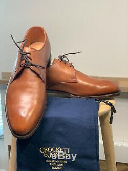 £700 NEW Crockett & Jones HAND GRADE UK 9, Antique tan, with shoe bags