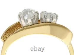 Antique and Contemporary 0.81 ct Diamond and 18Carat Yellow Gold Dress Ring