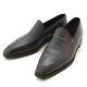 Authentic Berluti Men's Leather Loafers Dress Shoes Dark Navy 9 Grade Ab Used-at