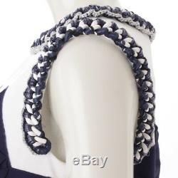 Authentic Chanel 2013 Coco Mark Chain Dress P47920w05472 Navy Grade B Used -at