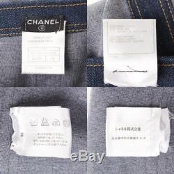 Authentic Chanel Cashmere Silk Denim Dress P30368w03888 Grade B Used-at