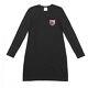 Authentic Chanel Emblem Knit Dress Black Grade Ab Used At