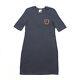 Authentic Chanel Emblem Knit Dress Navy Grade B Used At