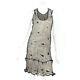 Authentic Chanel Print Mesh Dress Beige Grade B Used At