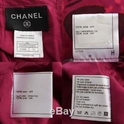 Authentic Chanel Silk Sleeveless Dress P16590v09190 Bordeaux Grade Ab Used -at