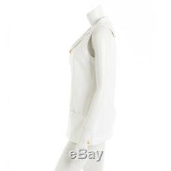 Authentic Chanel Vintage Sailor Marine Tunic Dress White Grade B Used At