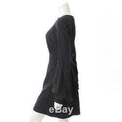 Authentic Chloe Long Sleeve Belt Dress 38 Black Grade Ab Used HP