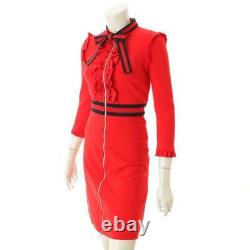 Authentic Gucci Viscose Jersey Dress 457032 Red Size XS Used Grade B
