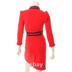 Authentic Gucci Viscose Jersey Dress 457032 Red Size XS Used Grade B