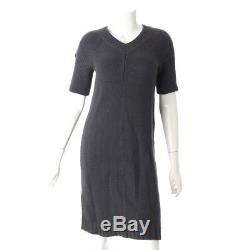 Authentic Hermes Cashmere Knit Dress Navy Grade S Used At