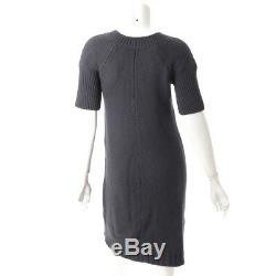 Authentic Hermes Cashmere Knit Dress Navy Grade S Used At