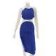 Authentic Stella Mccartney Sleeveless Dress White Blue Grade A Used-at