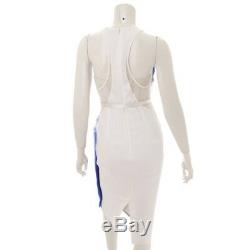 Authentic Stella Mccartney Sleeveless Dress White Blue Grade A Used-at