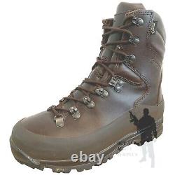BRITISH ARMY ITURRI Boots Brown GORE-TEX Wet Weather Leather Surplus Cadet Male