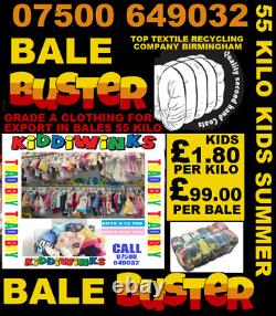 Bale Buster Birmingham used graded clothes direct from factory in Birmingham