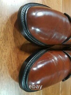 Barrie Ltd. Custom Grade Brown Shell Cordovan Plain Toe Blucher Size 12 C/A USA