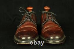 Barrie Ltd. Custom Grade Burgundy Shell Cordovan Plain Toe Blucher 10-1/2 USA