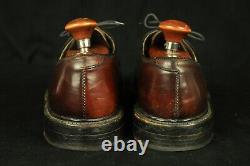 Barrie Ltd. Custom Grade Burgundy Shell Cordovan Plain Toe Blucher 10-1/2 USA