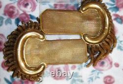 Beautiful Pair Guaranteed Original Rich Gold Bullion Officers Dress Epaulettes