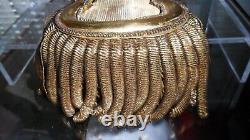 Beautiful Pair Guaranteed Original Rich Gold Bullion Officers Dress Epaulettes