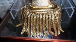 Beautiful Pair Guaranteed Original Rich Gold Bullion Officers Dress Epaulettes